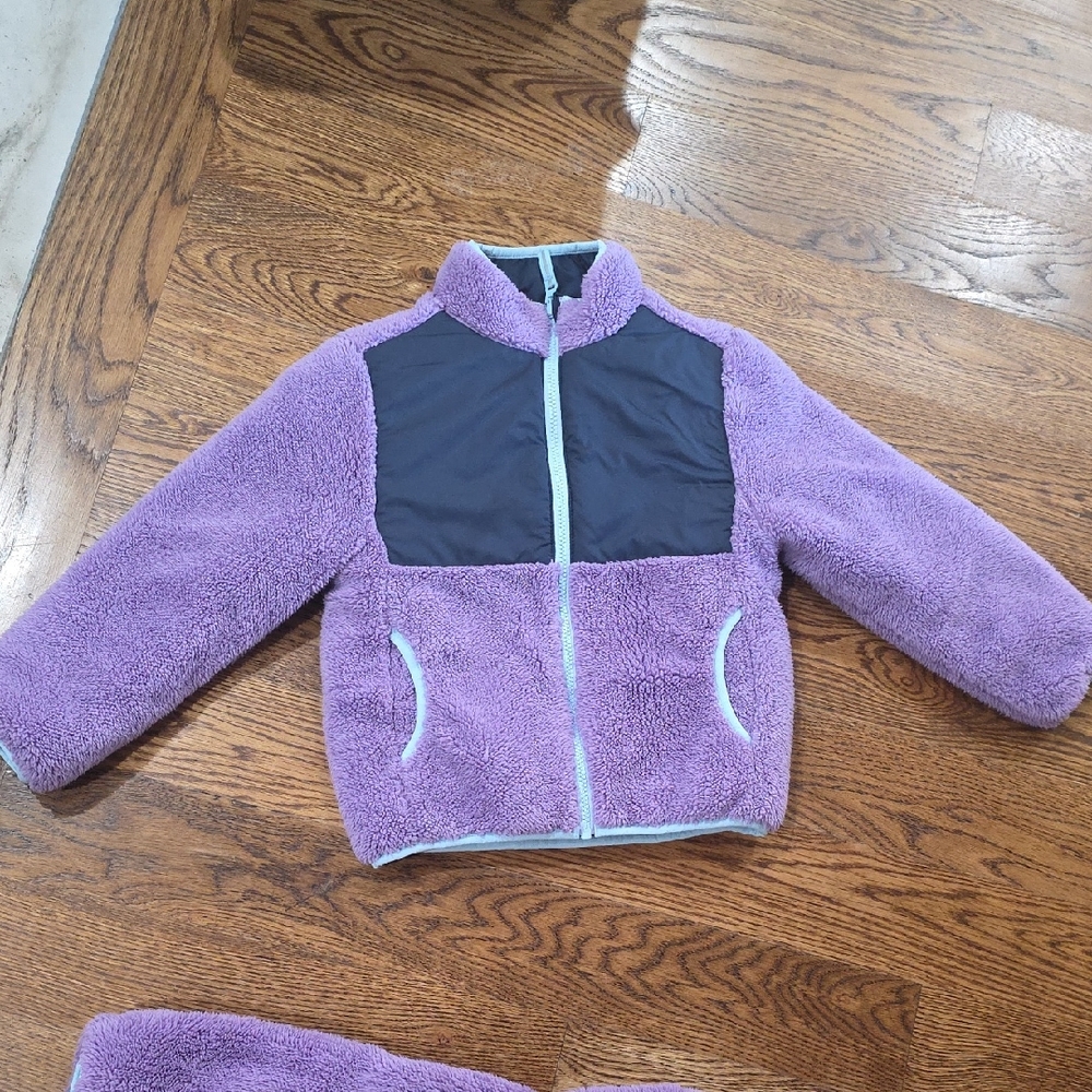 Purple and Black Kids Jacket